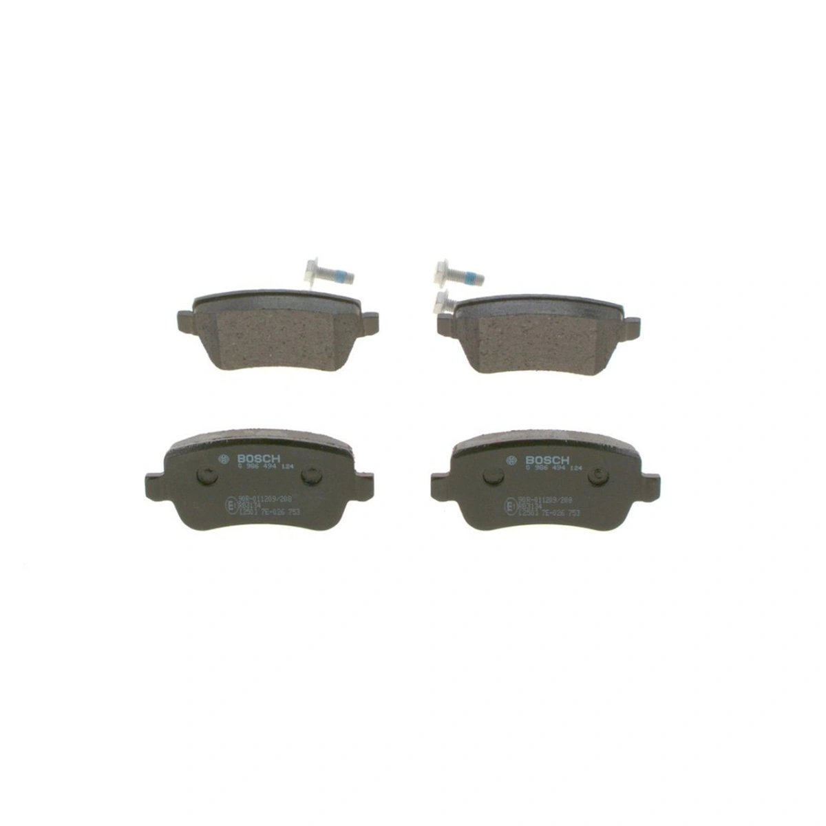 Bosch 0986494124 Arka Fren Balatası - Fiat Croma 194 (1.8-2.4, 2005-)