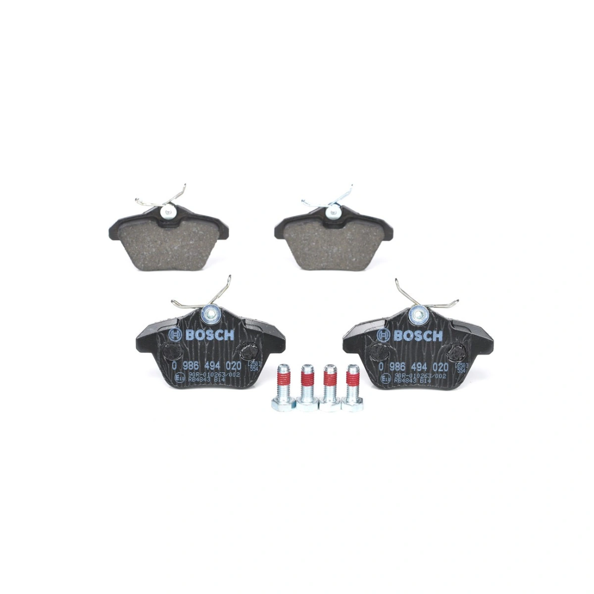 Bosch 0986494020 Arka Fren Balatası - Alfa Romeo 156/166/164 (1992-2007, 1.6-3.2L)