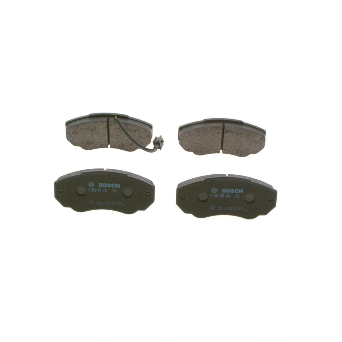 Bosch 0986494048 Ön Fren Balatası - Fiat Ducato, Peugeot Boxer, Citroen Jumper (1997-2018, 2.0-2.8L)