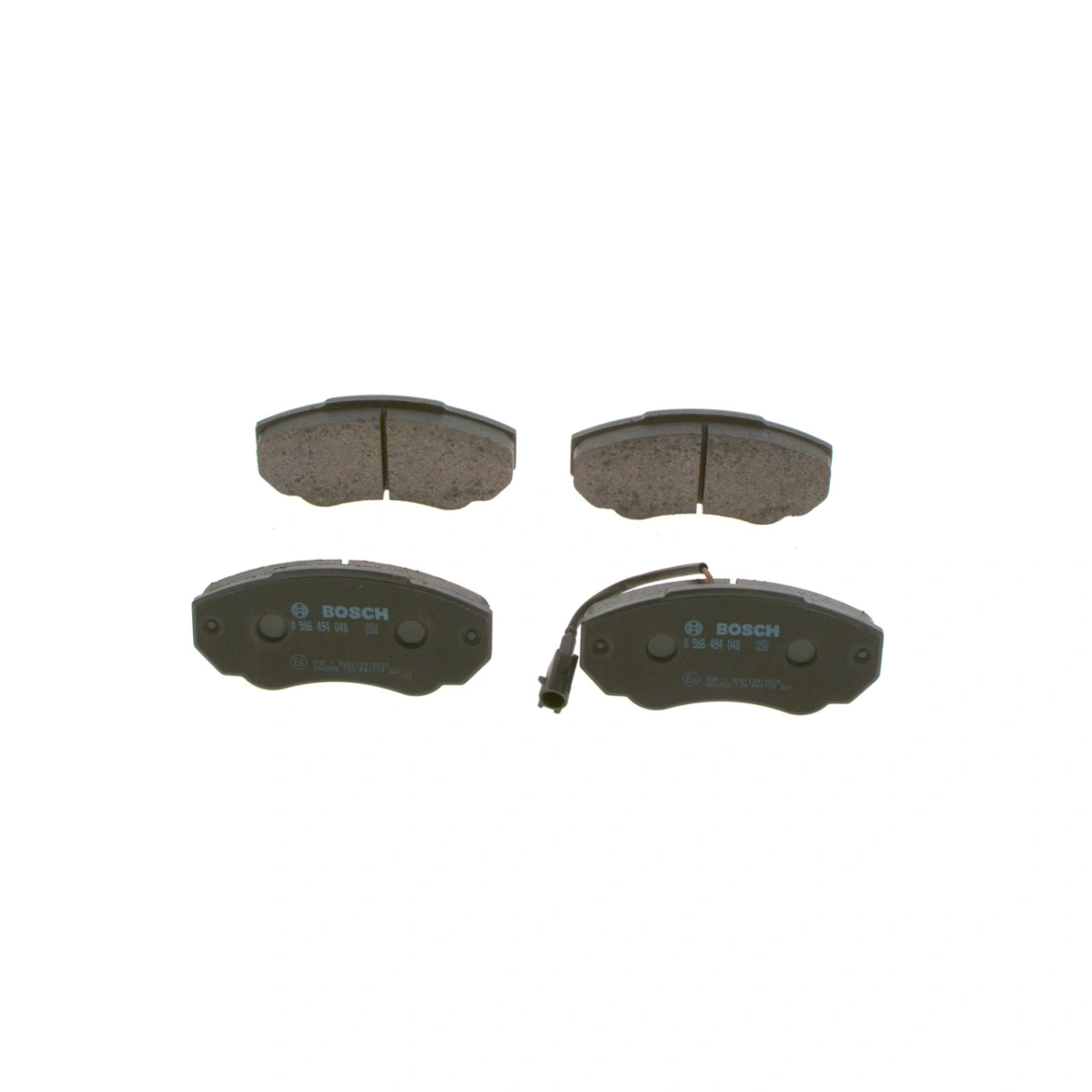 Bosch 0986494048 Ön Fren Balatası - Fiat Ducato, Peugeot Boxer, Citroen Jumper (1997-2018, 2.0-2.8L)