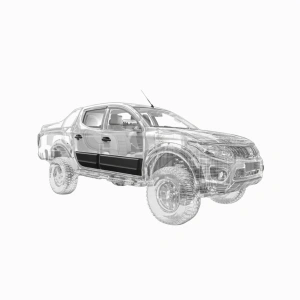 Apex Aero Design - Mitsubishi L200 (2015-2018) - Gövde Kaplaması 4 Parça - Body Cladding