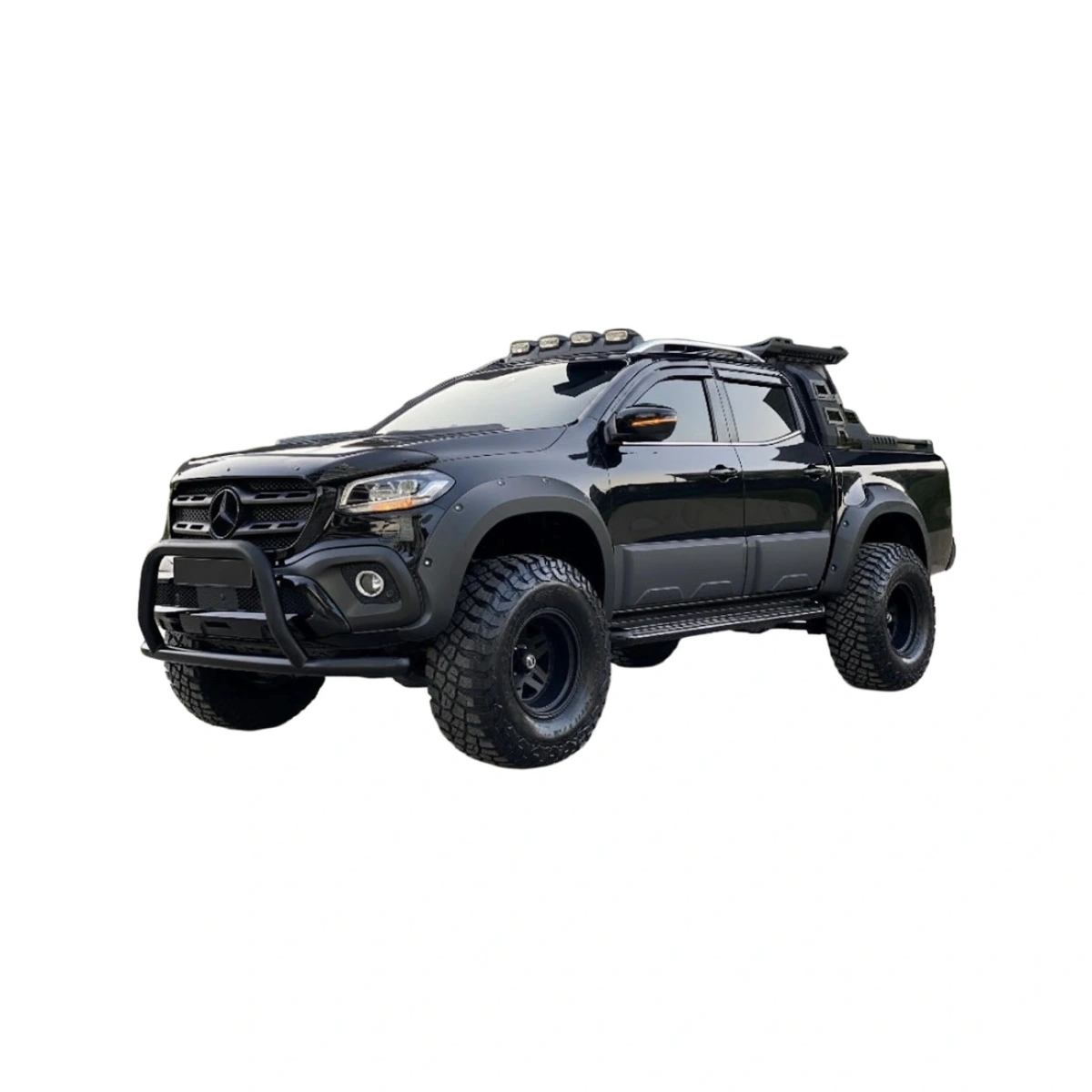 Apex Aero Design - Mercedes X Class W470 (2017+) - Gövde Kaplaması 4 Parça - Body Cladding