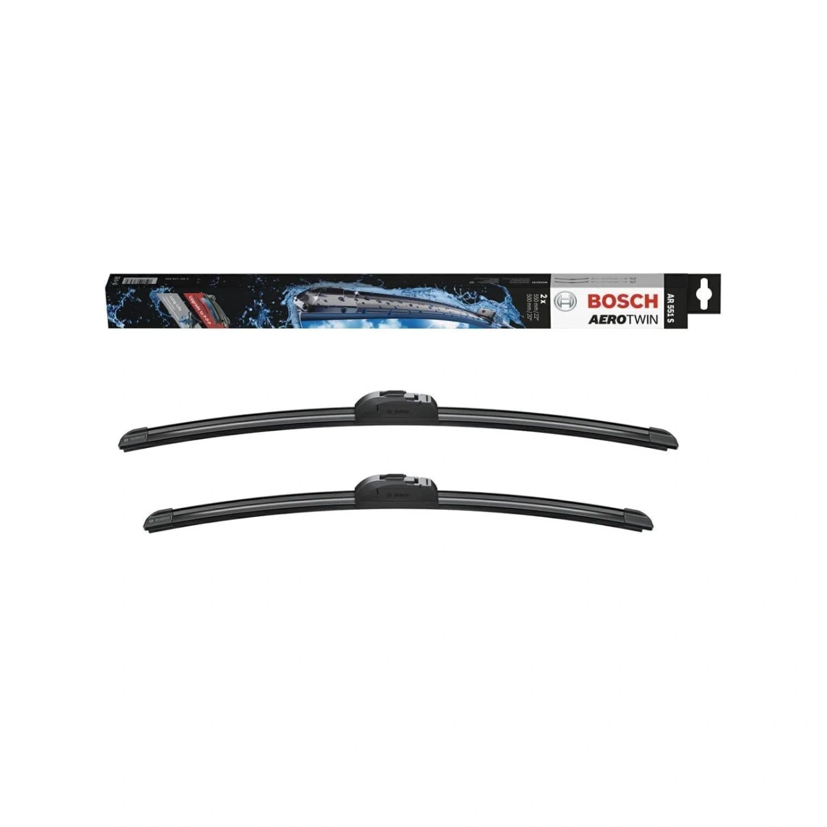 Bosch 3397118905 Aerotwin A905S Ön Silecek Seti - 550/500 (22"/20") - Renault Megane II/Scenic II