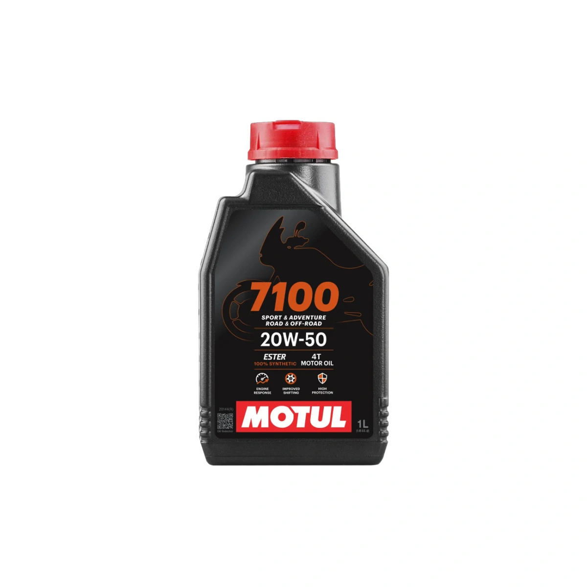 Motul 7100 4T 20W-50 Tam Sentetik Motosiklet Motor Yağı 1 Litre