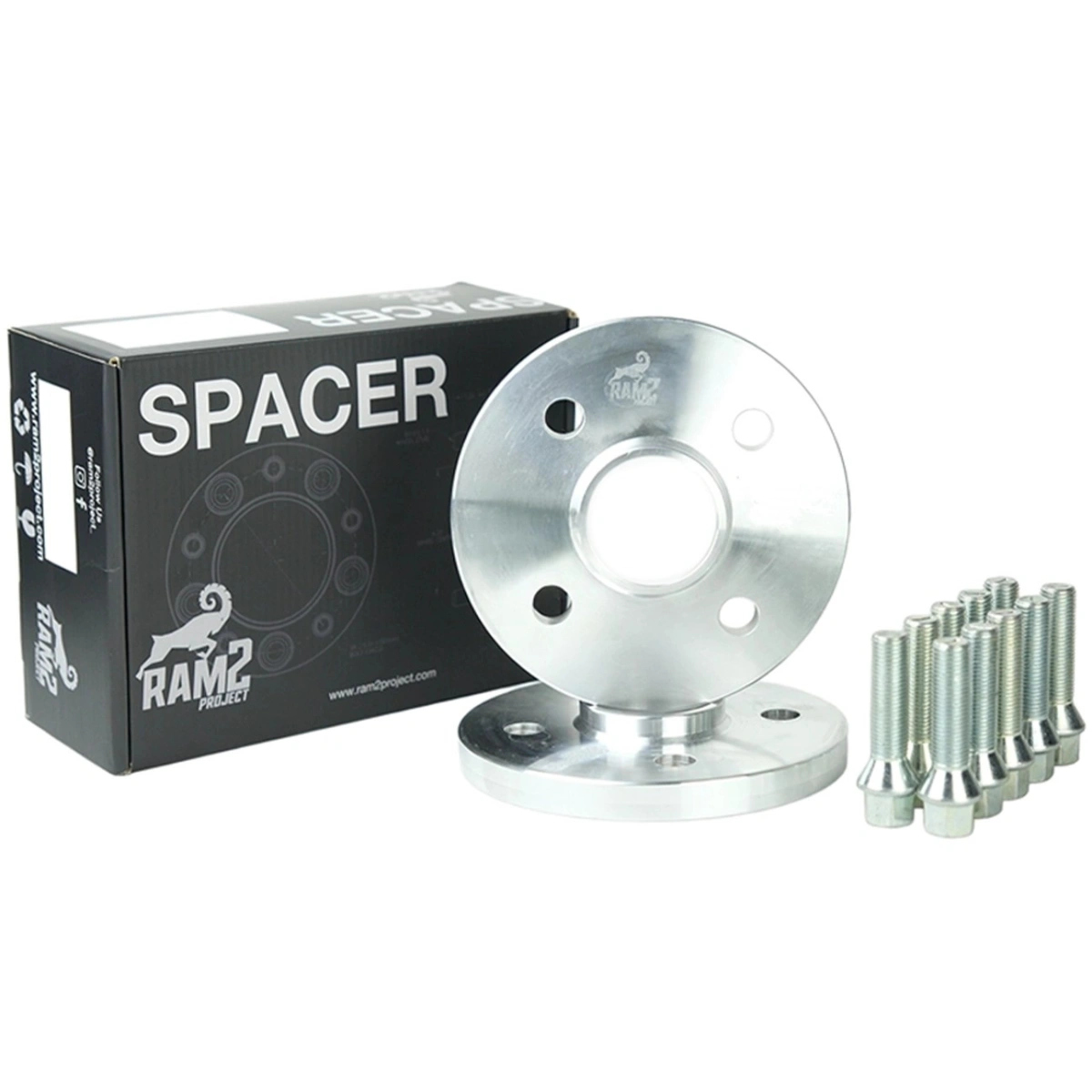 Ram2 Spacer 4x100 56,6 20mm Silver