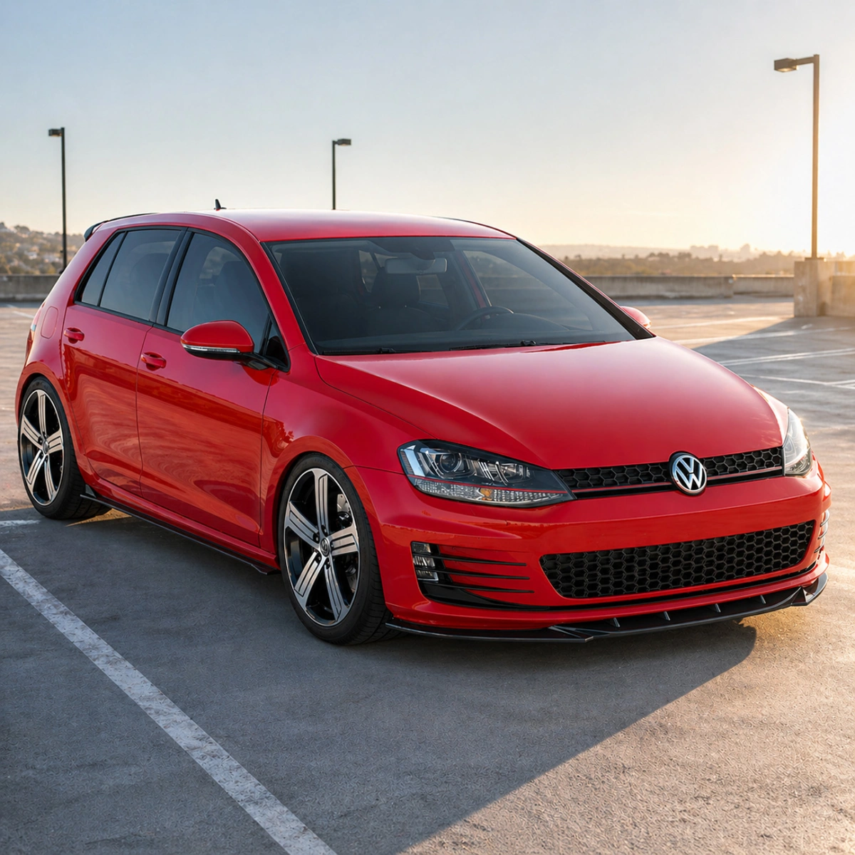 Apex Aero Design - Volkswagen Golf GTI Mk7 (2013-2016) - Ön Lip - Front Splitter