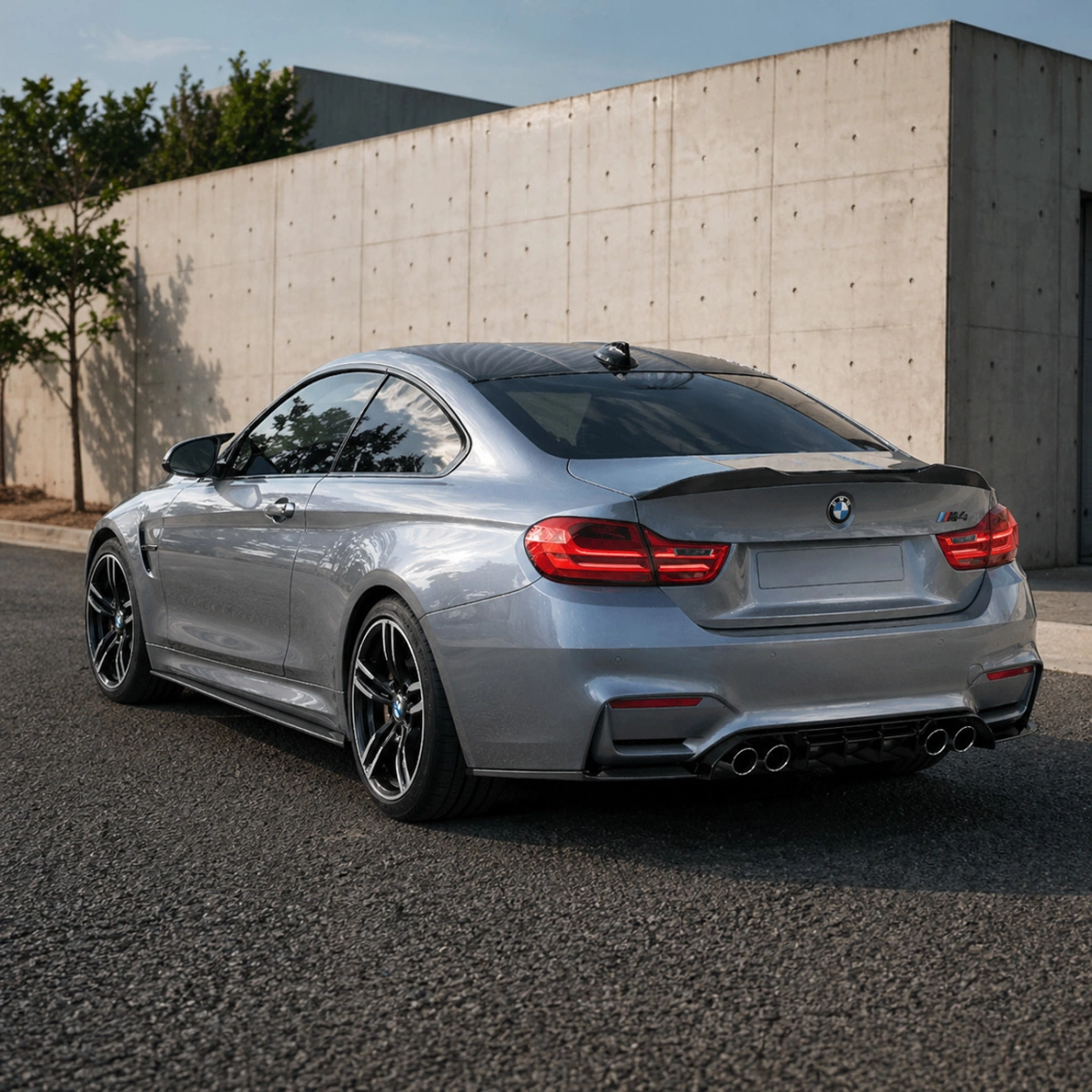 Apex Aero Design - Bmw M4 F82 (2014-2021) - Arka Yan Splitter 2 Parça - Rear Side Splitter