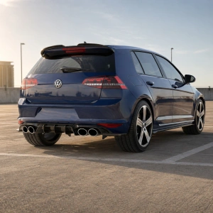 Apex Aero Design - Volkswagen Golf Mk7 R (2013-2016) - Arka Yan Splitter 2 Parça - Rear Side Splitter