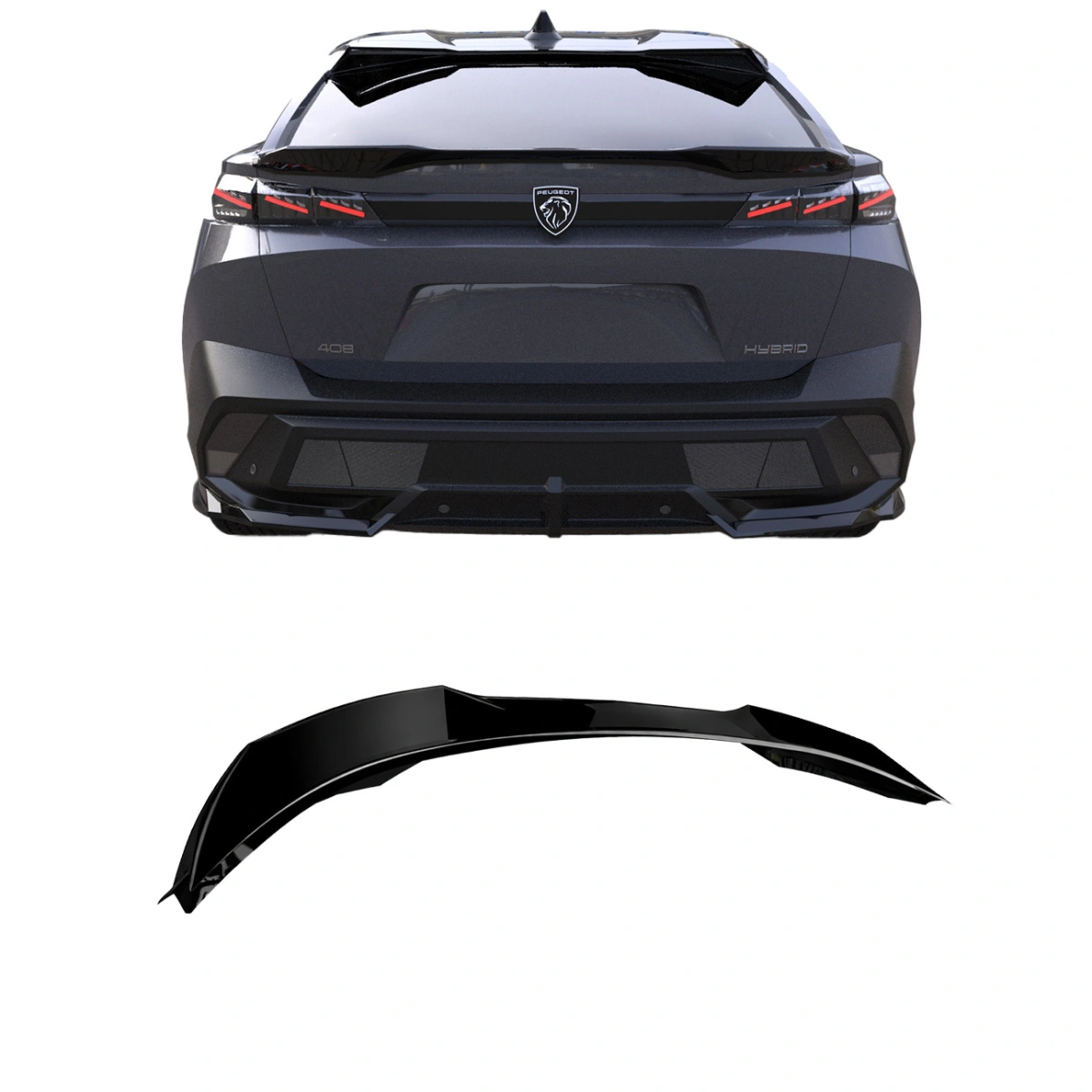 Apex Aero Design - Peugeot 408 GT (2022-) Arka Spoiler - Spoiler