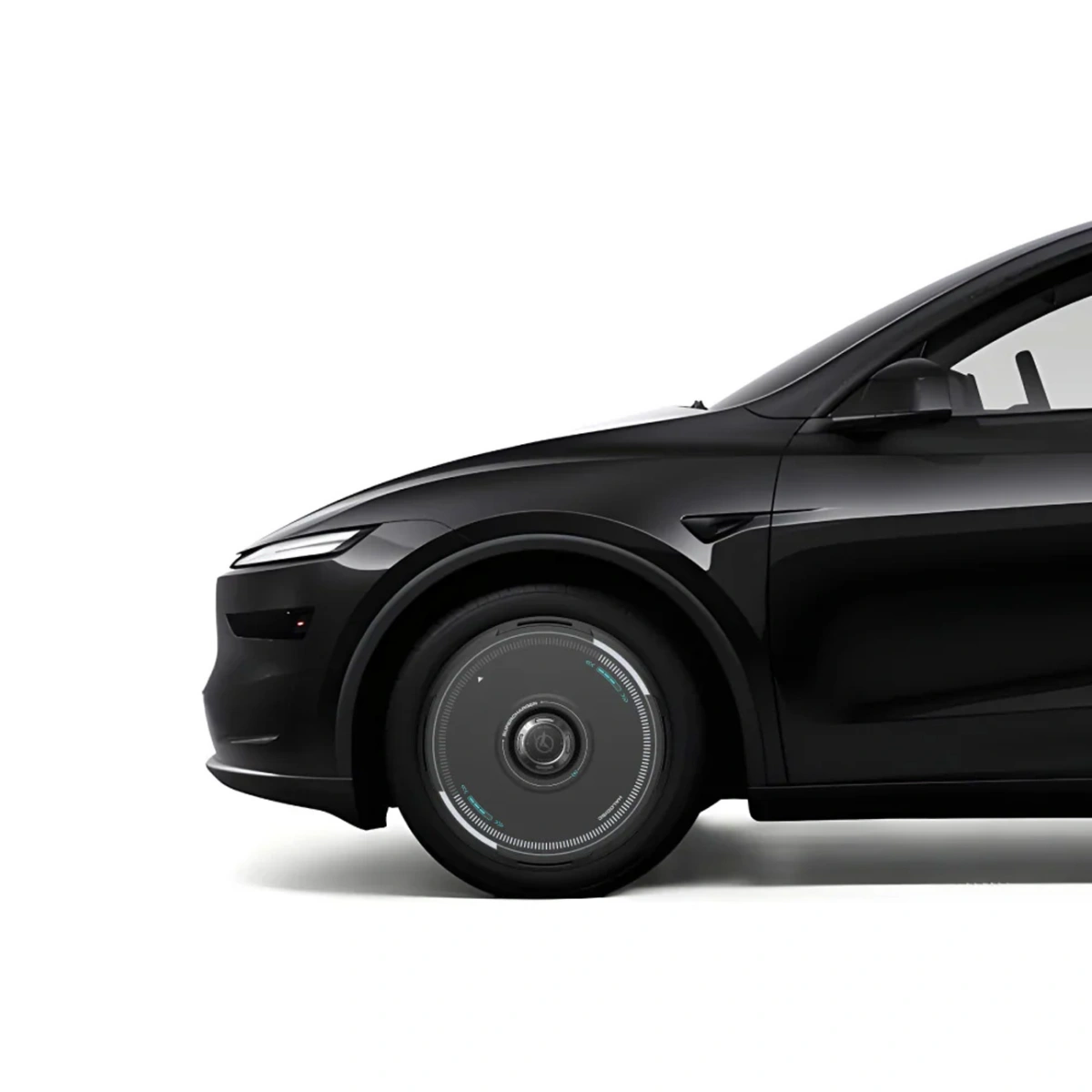 HALOBLK HALODISC 2 Supercharger - Tesla Model Y - 21 inç Aerodinamik Siyah Jant Kapağı - 4 Adet