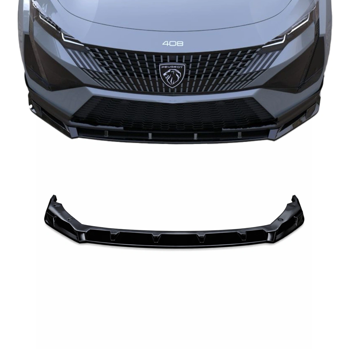 Apex Aero Design - Peugeot 408 GT (2022-) Ön Lip - Front Splitter