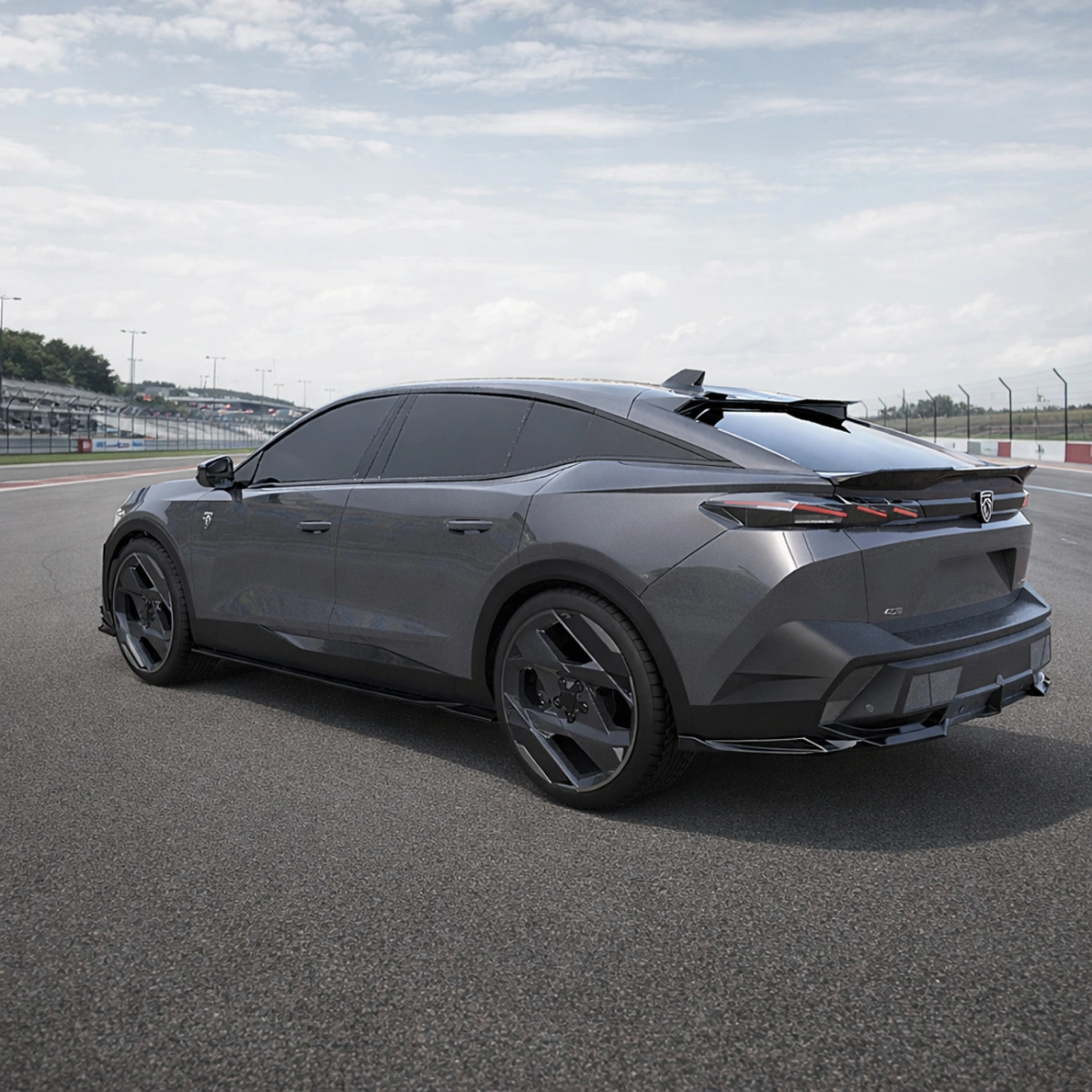 Apex Aero Design - Peugeot 408 GT (2022-) Arka Yan Lip - Rear Side Splitter (2 Parça)