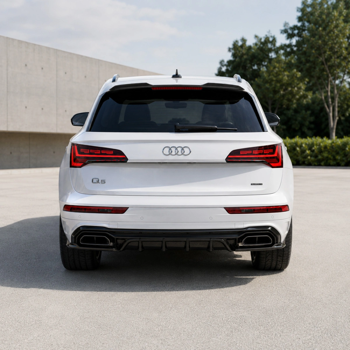Apex Aero Design - Audi SQ5 - Q5 S-Line Mk2 Facelift (2020-2024) - Arka Tampon Eki - Rear Valance
