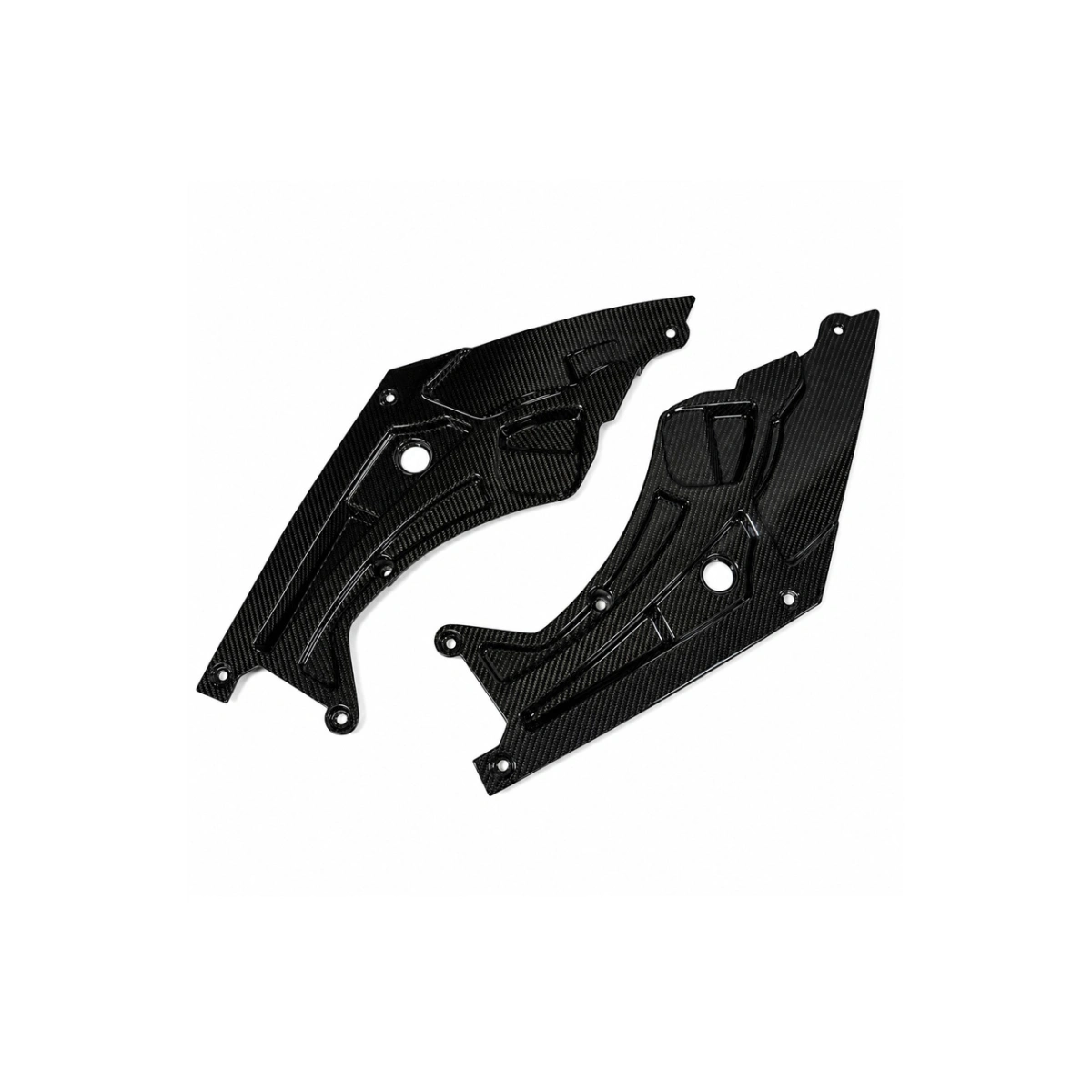 Drifton - BMW M3-M4 G80-G82-G83 Kuru Karbon Ön Kaput İç Panel Kapağı 2 Parça Set 2021+