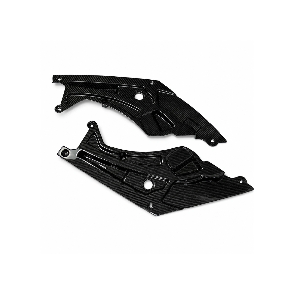 Drifton - BMW M3-M4 G80-G82-G83 Kuru Karbon Ön Kaput İç Panel Kapağı 2 Parça Set 2021+