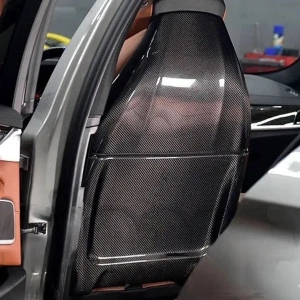 Drifton - BMW M5 F90 LCI Dry Karbon Koltuk Arkası Kapağı 4 Parça Set - 2021-2023