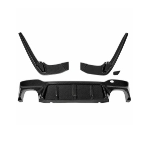 Drifton - BMW M5 F90 Karbon Arka Difüzör Köşe Uzantıları Komple Set 4 Parça - 2018-2023