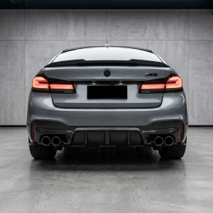 Drifton - BMW M5 F90 Karbon Arka Difüzör Köşe Uzantıları Komple Set 4 Parça - 2018-2023