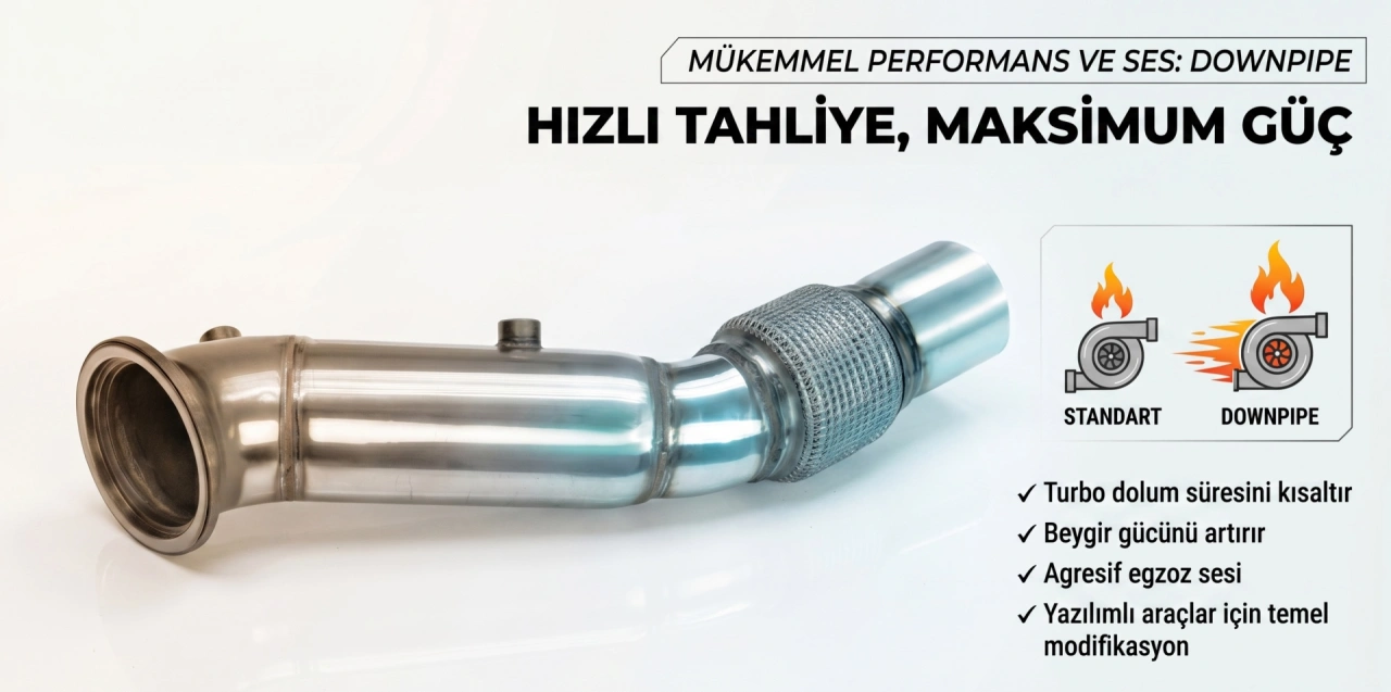 Downpipe Nedir? Ne İşe Yarar? Performans Artırır mı?