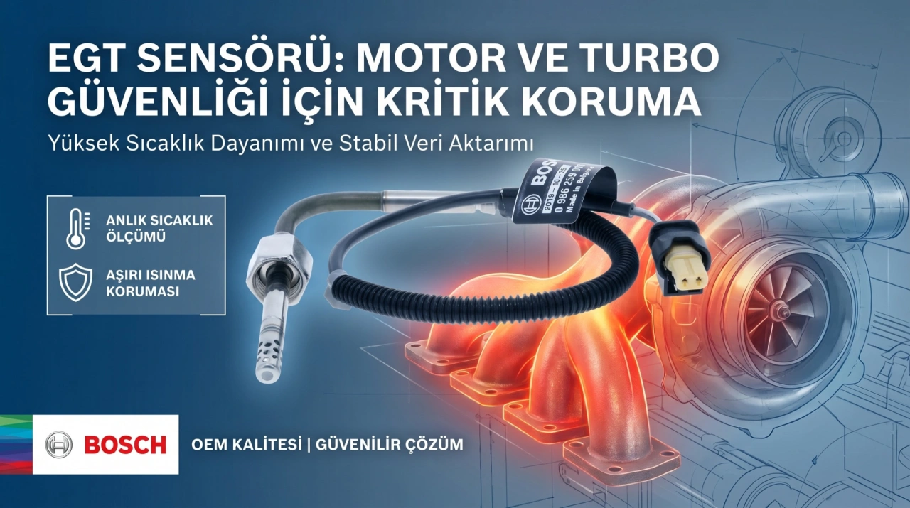 EGT Sensörü Nedir? Egzoz Sıcaklık Sensörü Ne İşe Yarar?