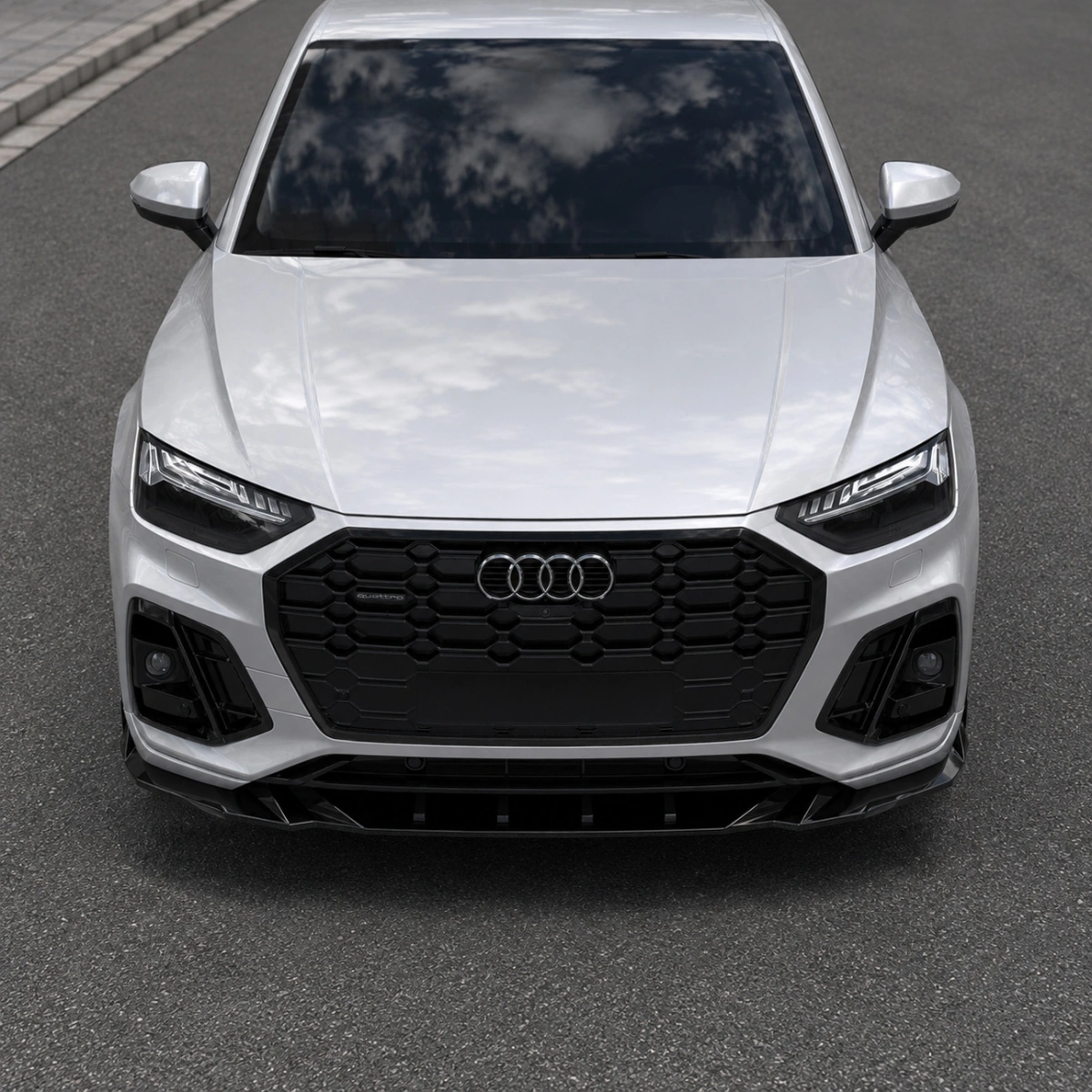 Apex Aero Design - Audi SQ5 - Q5 S-Line SUV - Sportback Mk2 Facelift (2020-2024) - Ön Lip - Front Splitter