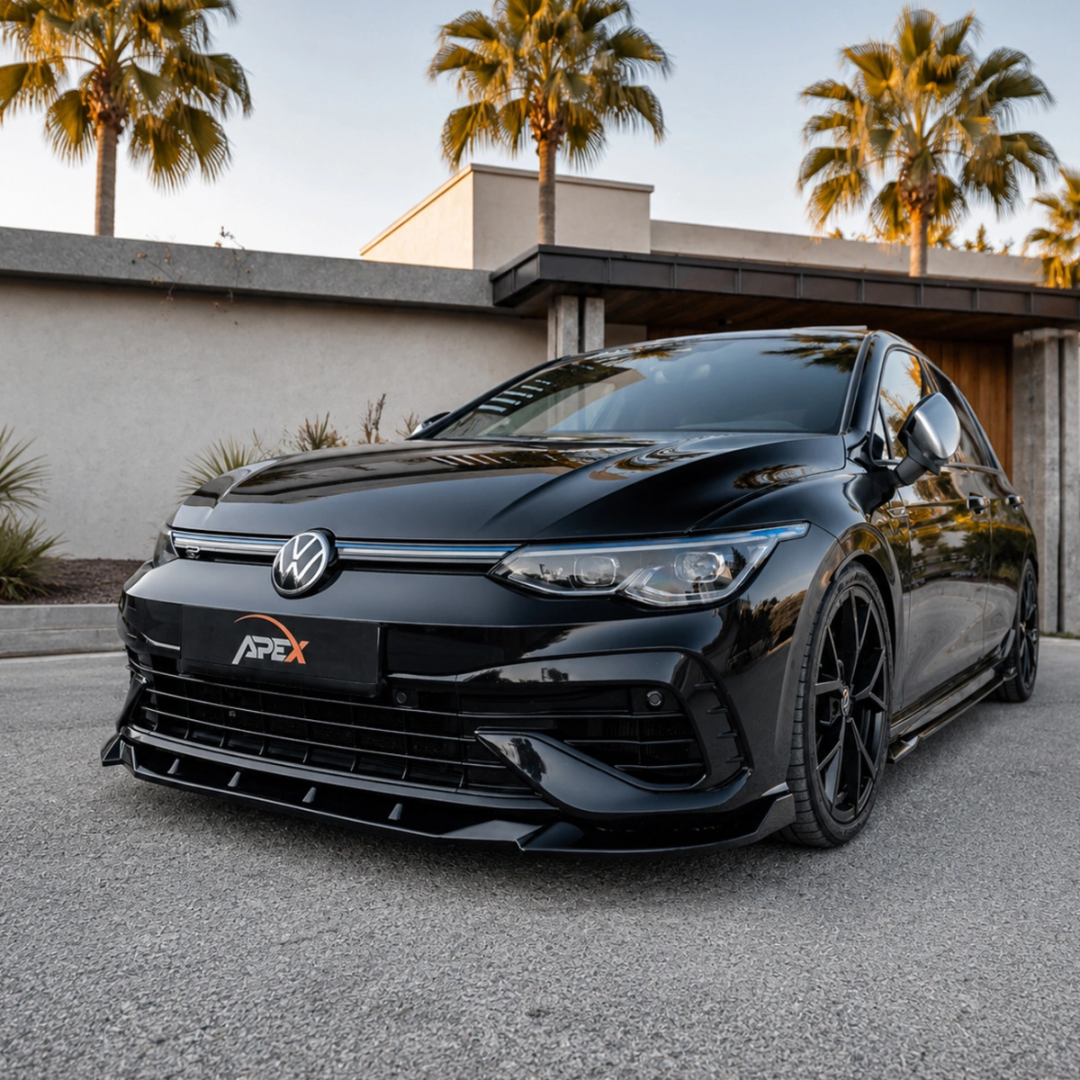Apex Aero Design - Volkswagen Golf Mk8 R (2020-2024) - Ön Lip - Front Splitter