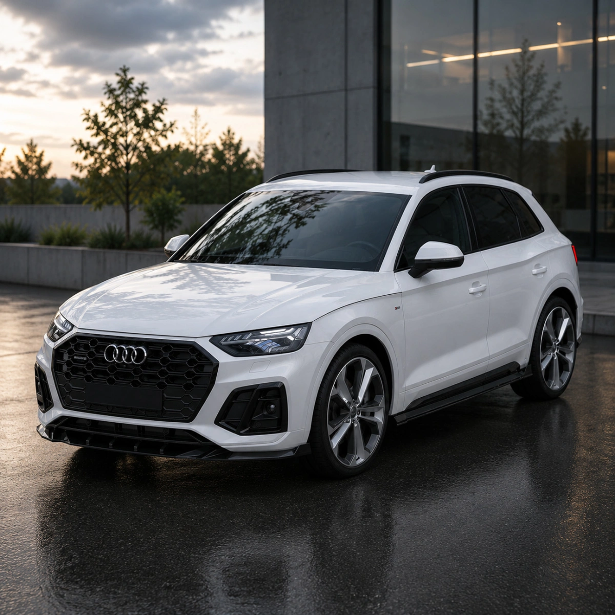 Apex Aero Design - Audi SQ5 - Q5 S-Line SUV - Sportback Mk2 Facelift (2020-2024) - Ön Lip - Front Splitter