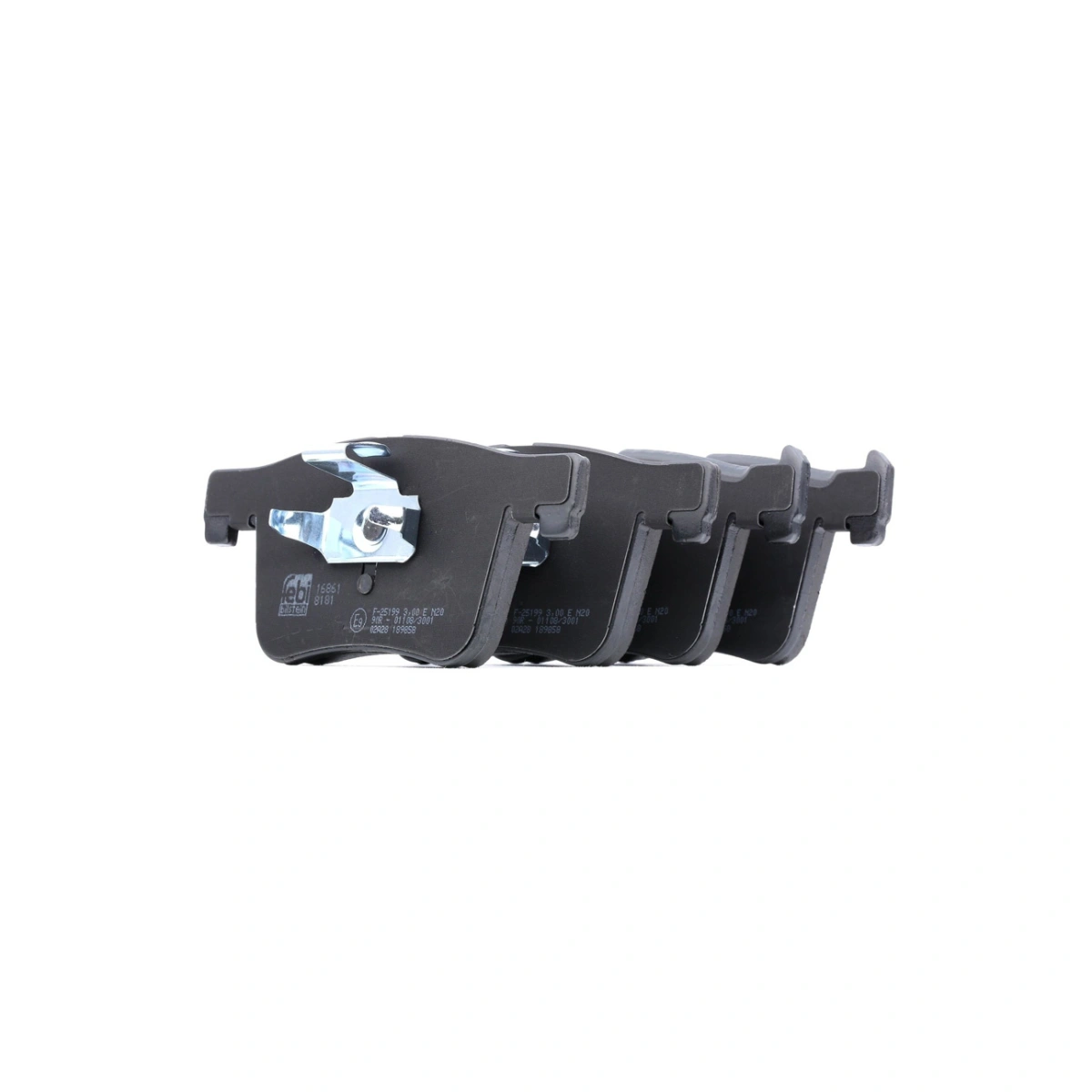 Febi Bilstein 16861 Ön Fren Balatası - BMW F30 F31 X3 F25 - 148mm - 1 Set