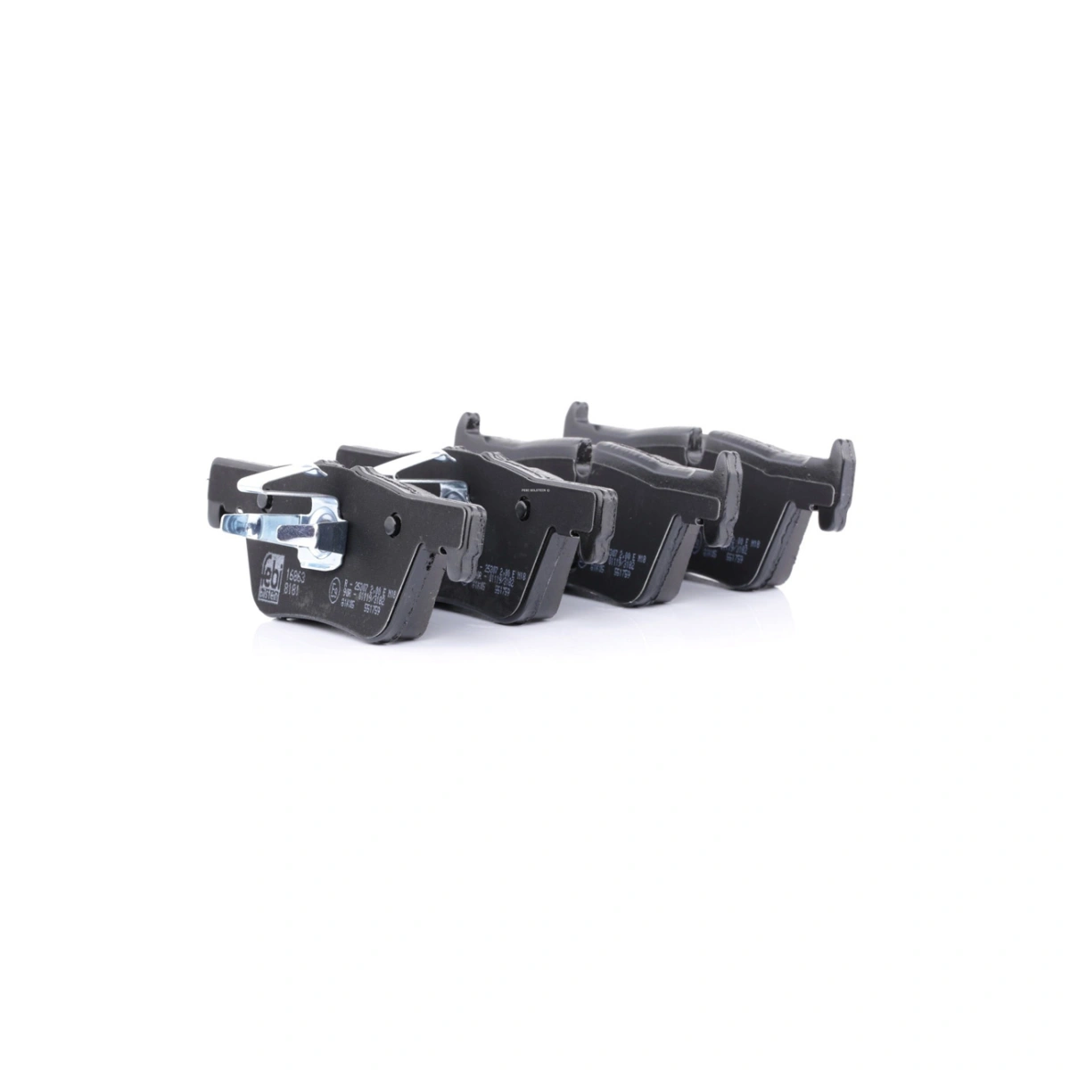 Febi Bilstein 16863 Arka Fren Balatası - BMW F20 F30 F32 - 123mm - 1 Set