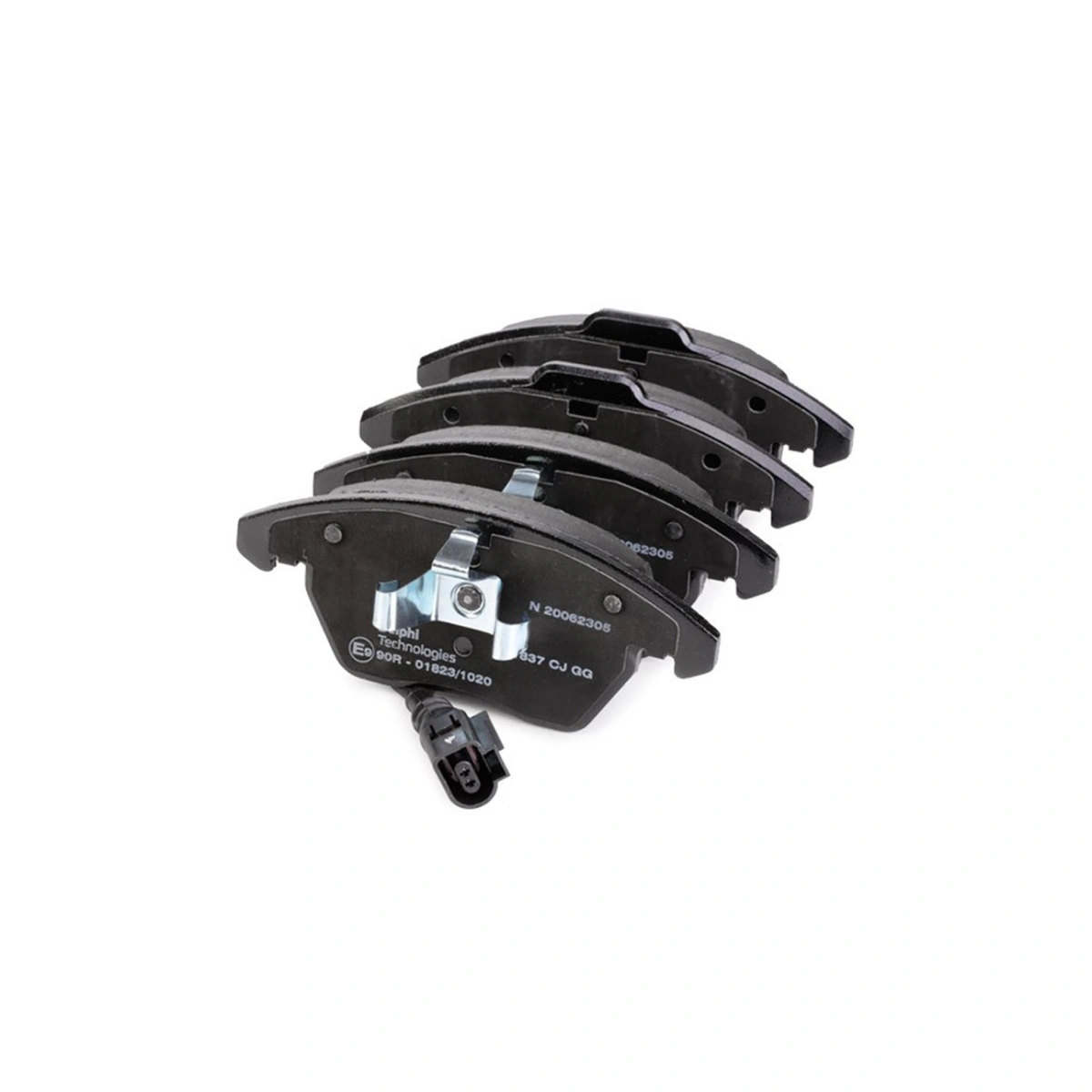 Delphi LP1837 Ön Fren Balatası - VW Passat Golf Caddy Audi A3 - 155mm - 1 Set