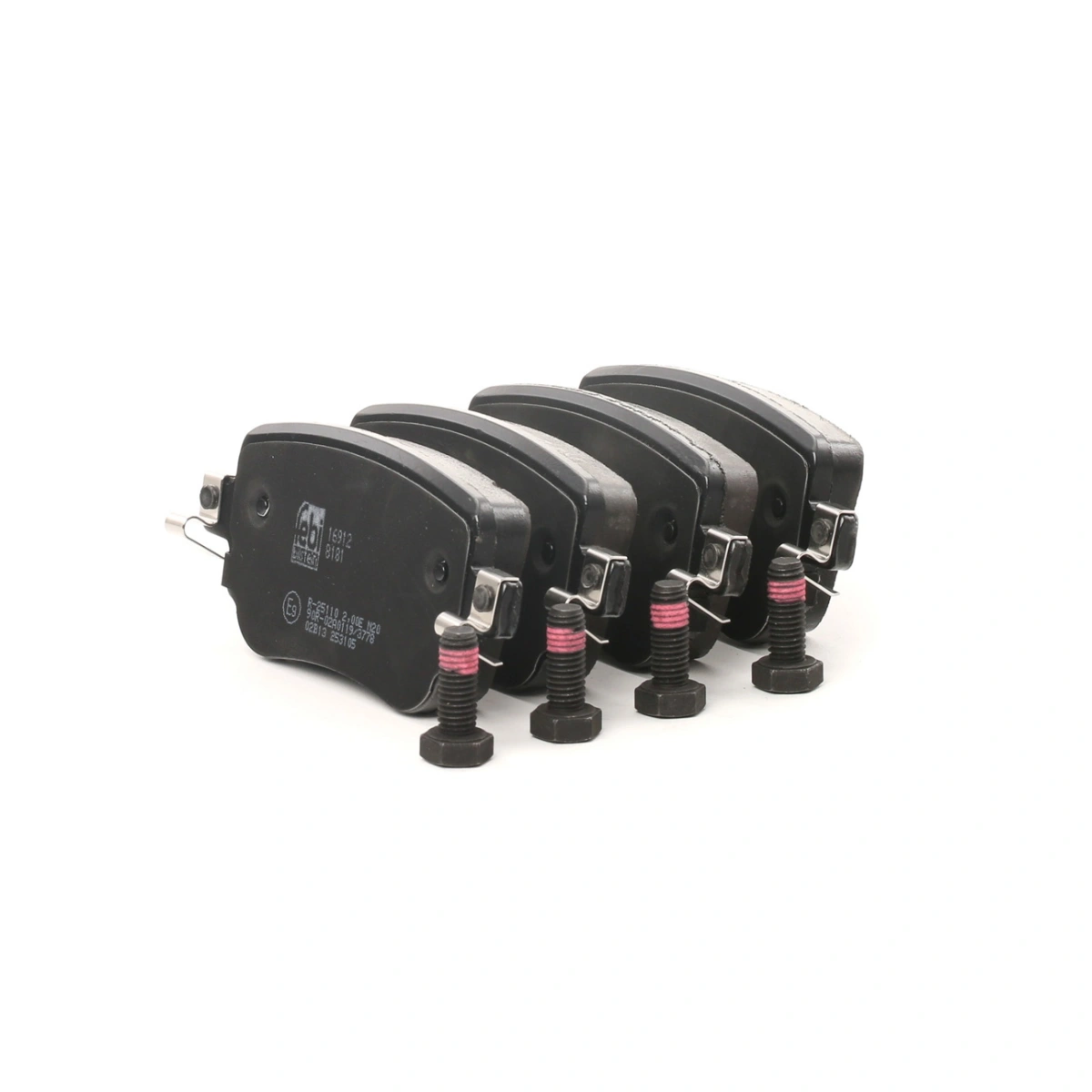 Febi Bilstein 16912 Arka Fren Balatası - Seat Leon Skoda Octavia Audi A1 Q3 Caddy - 104,1mm - 1 Set