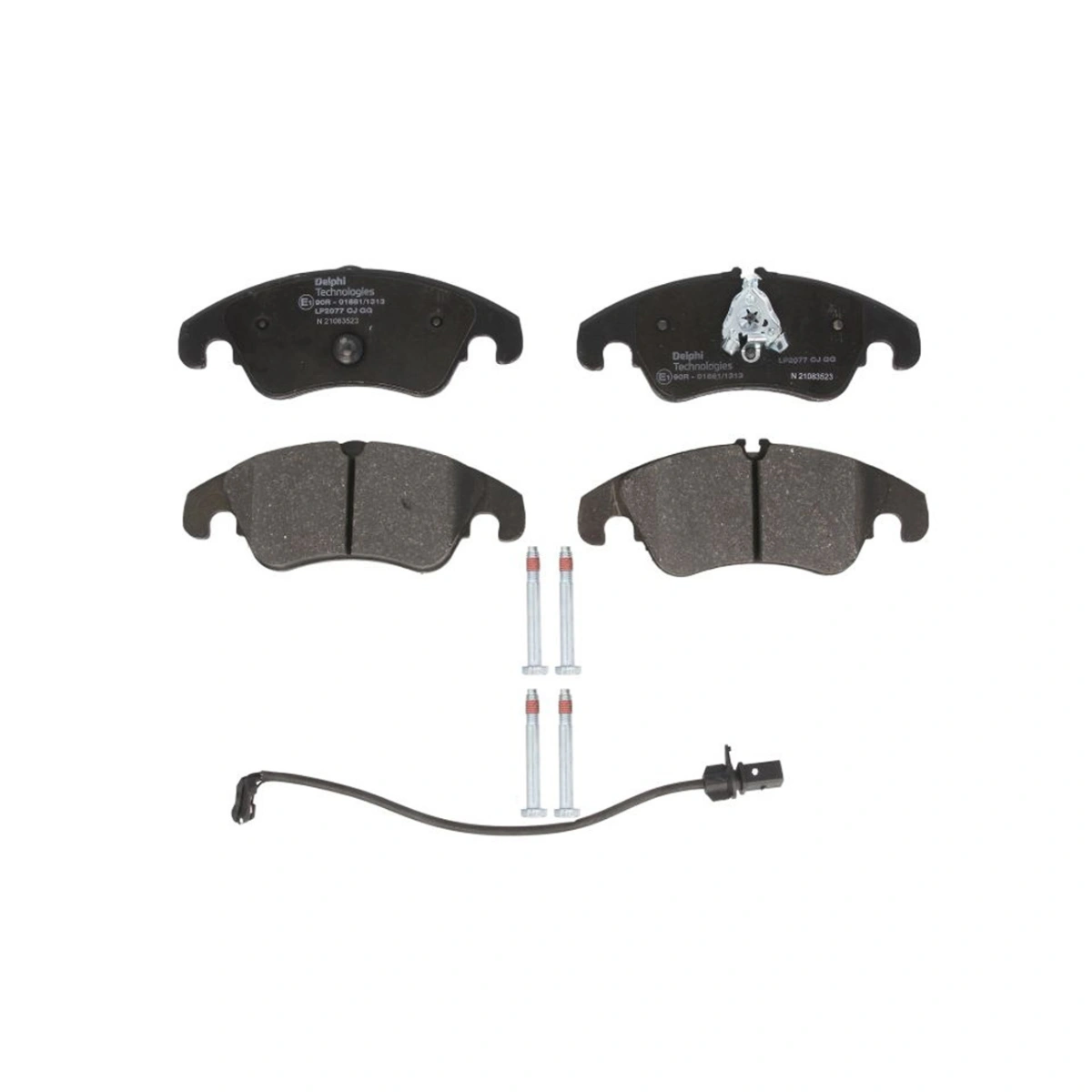 Delphi LP2077 Ön Fren Balatası 188mm Audi A4 A5 A6 A7 Q5 - OEM 8K0698151 8R0698151