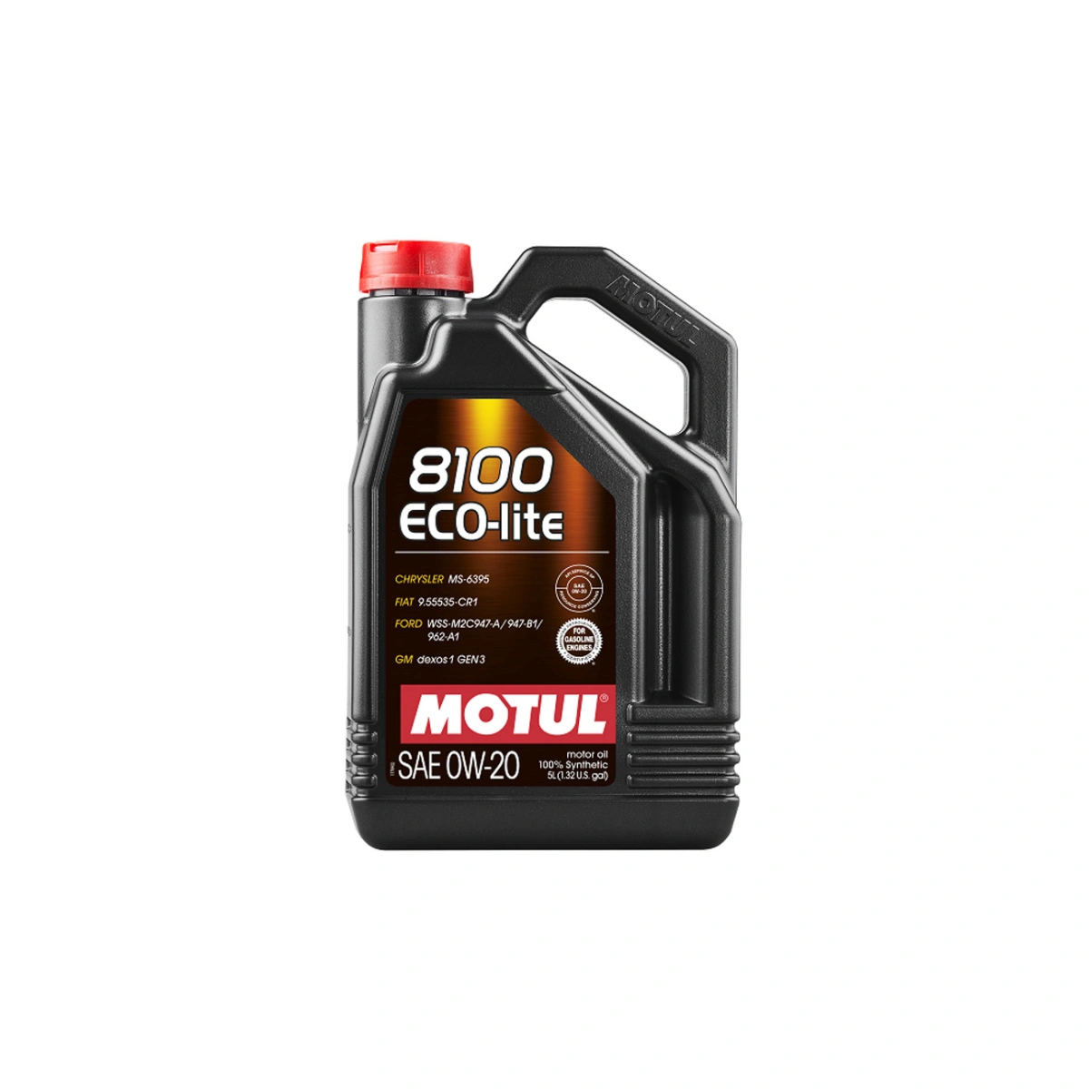 Motul 8100 ECO-LITE 0W-20 Motor Yağı - %100 Sentetik - 5 Lt