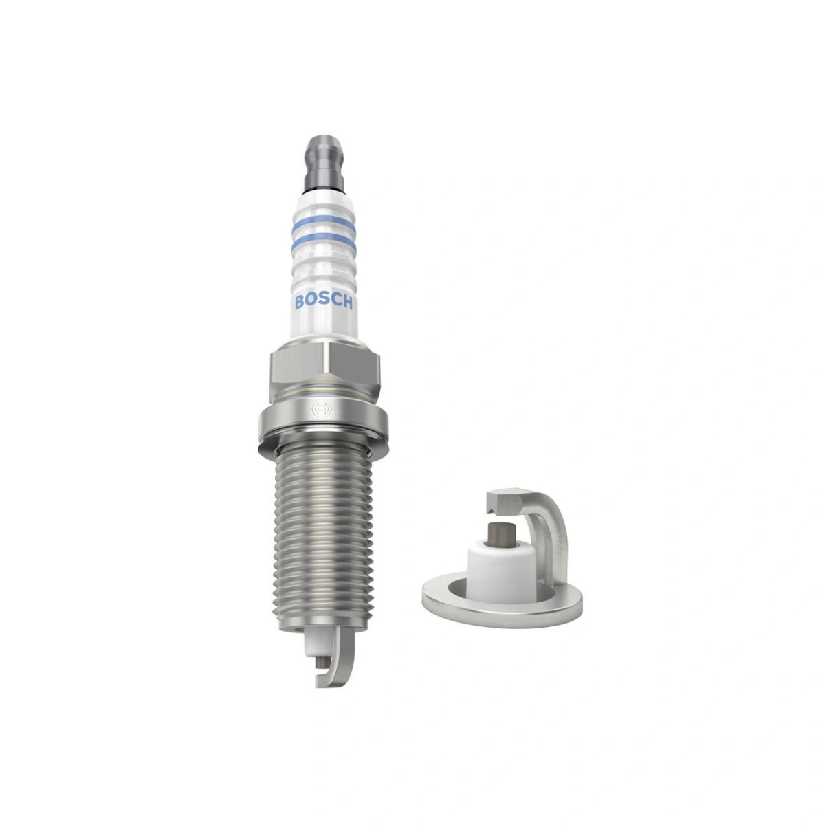 Bosch 0242229923 FR8SC+ Super Plus Nikel Buji - Peugeot 206-307-406-407 - Citroen C3-C4-C5 - Renault Laguna-Megane - 4'lü Set