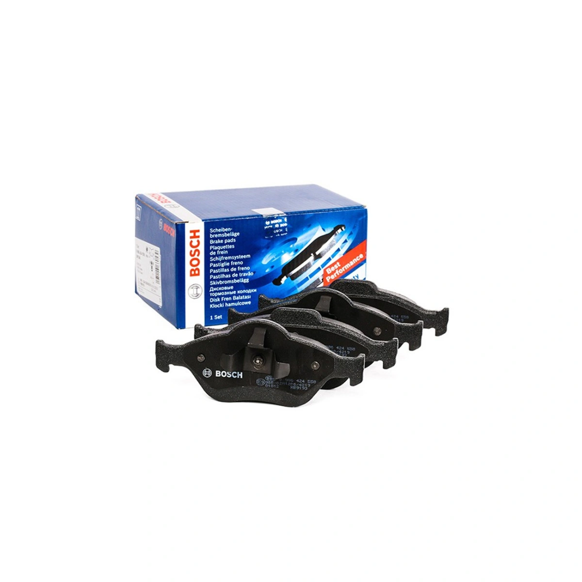 Bosch 0986424558 Ön Fren Balatası - Ford Fiesta IV-V Ka Focus Mk1 - Ön Aks - 1 Set