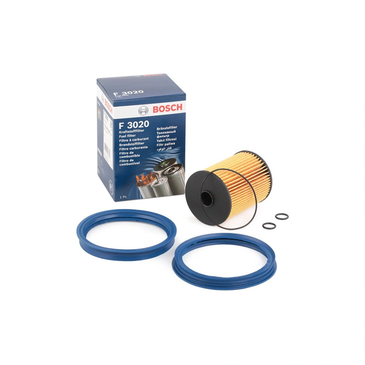 Bosch F026403020 F3020 Benzin Yakıt Filtresi - Mini Cooper-Cooper S R55-R56-R57-R58-R59 - BMW F20-F21 116i-118i - N12-N14-N16-N18 1.6L - Kartuş