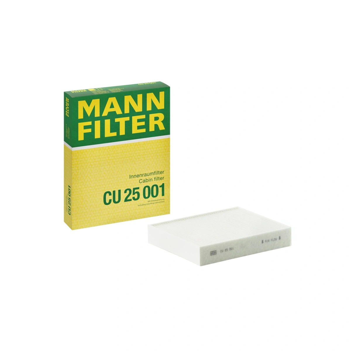 MANN CU25001 Polen Filtresi - BMW F20 F21 F30 F34 F35 - 1 Adet
