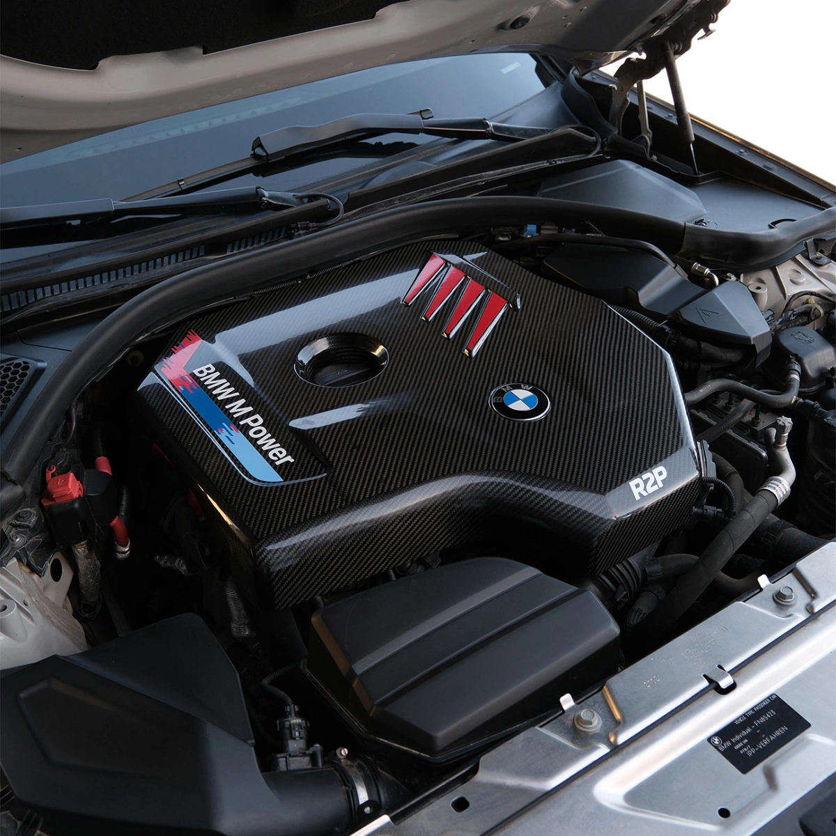 R2P Karbon Fiber Motor Kapağı - BMW B48 - M Power - 1 Adet