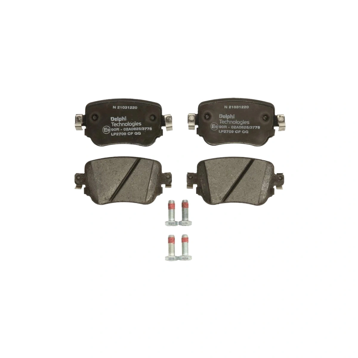 Delphi LP2709 Arka Fren Balatası - Leon Octavia 3 A1 Caddy Sharan Passat - 104mm - 1 Set