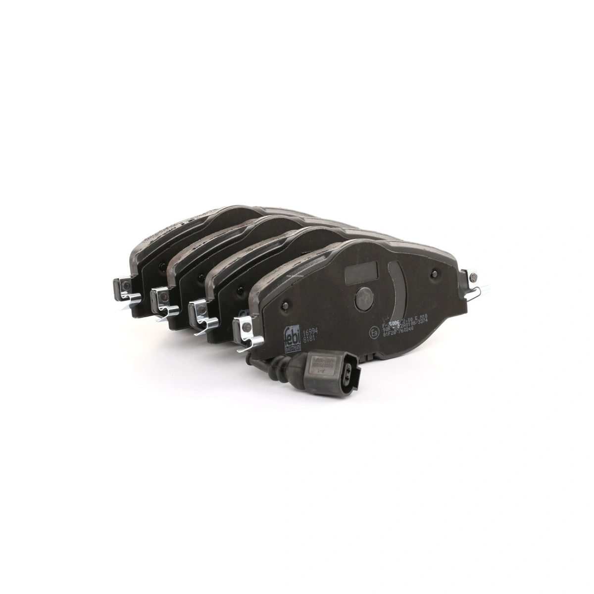 Febi Bilstein 16994 Ön Fren Balatası - Golf 7 A3 Leon Octavia 3 Tiguan Kodiaq - 160mm - 1 Set