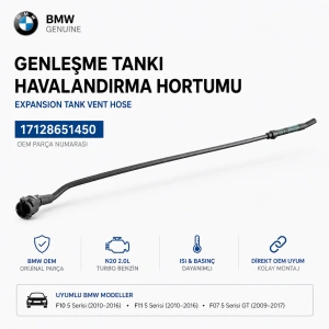 Bmw Genleşme Tankı Havalandırma Hortumu N20 - 17128651450