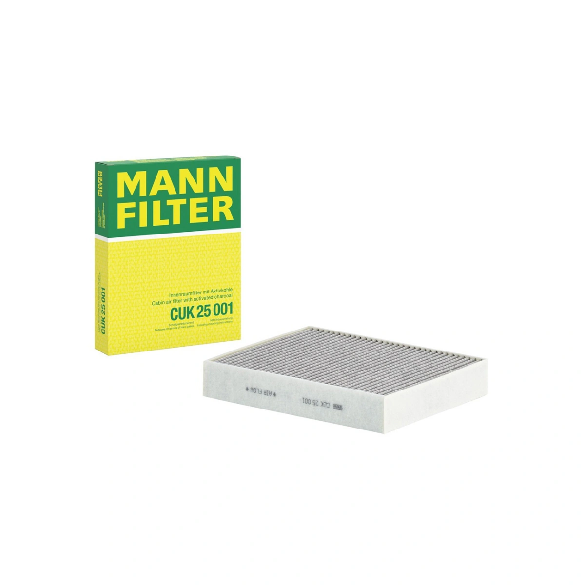 Mann CUK25001 Polen Filtresi - BMW F20 F30 F32 - Karbonlu - 1 Adet