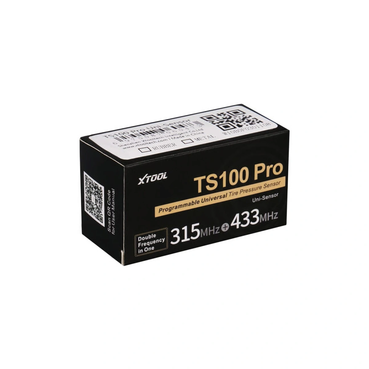 XTOOL MK27965 TS100 Pro Rubber Programlanabilir TPMS Lastik Basınç Sensörü - 315 433 MHz
