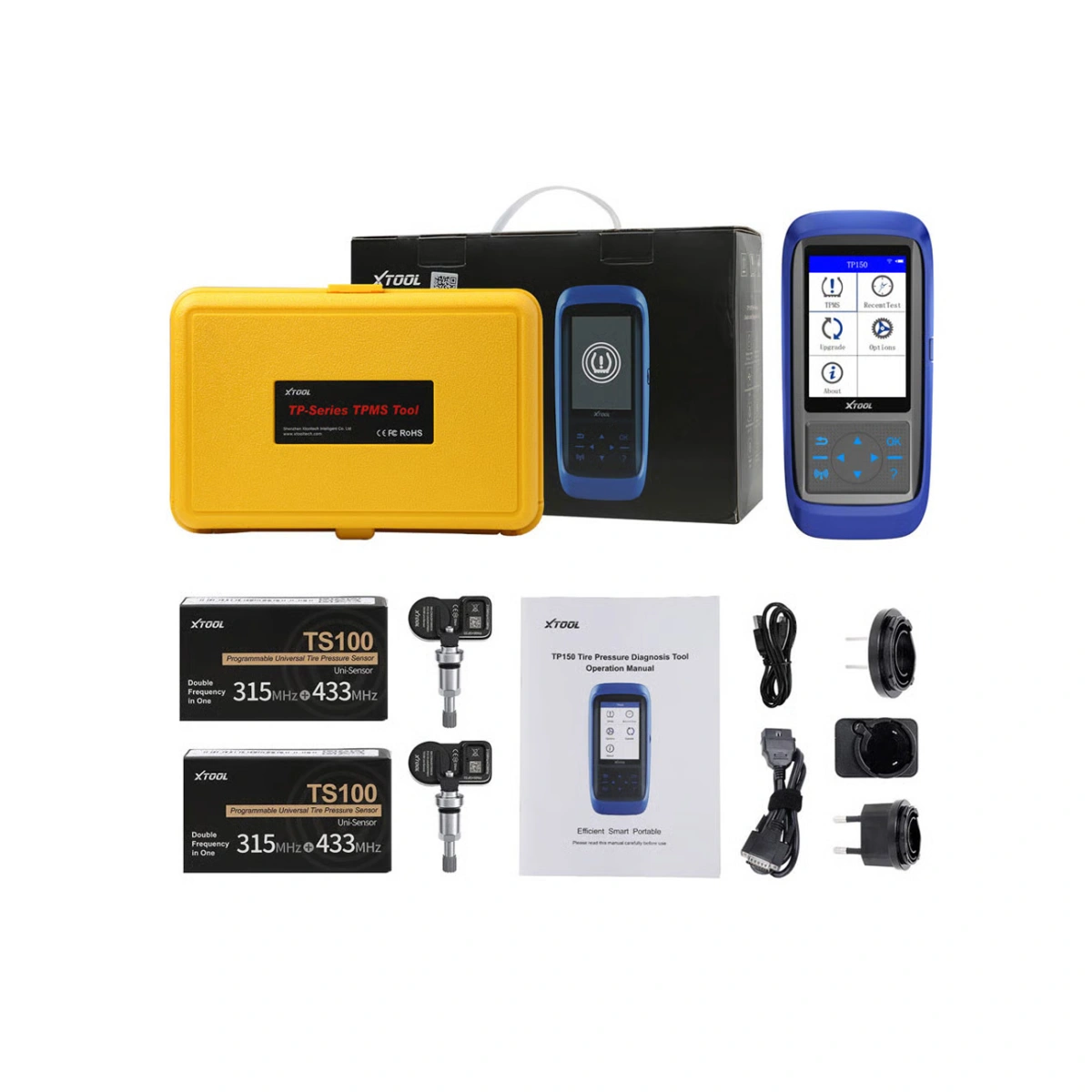 XTOOL MK16982 TP150 TPMS Lastik Basınç Sensörü Programlama ve Teşhis Cihazı