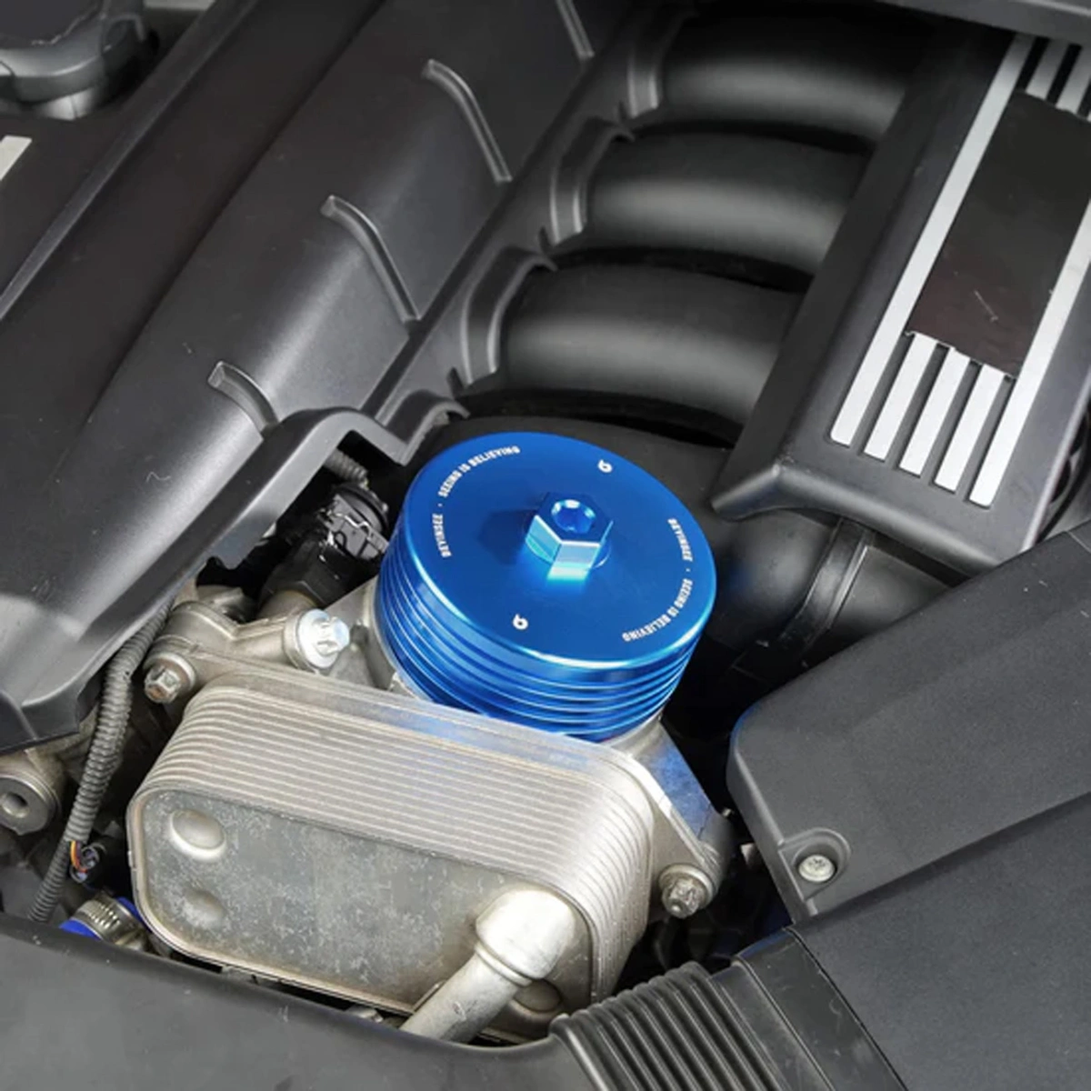 Bevinsee 91111977 Yağ Filtresi Kapağı Mıknatıslı - BMW N20 N52 N54 N55 S55