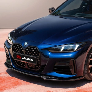 CS Carbon G22 Karbon Ön Tampon Eki (Ön Lip) V2 - Bmw G22/G23
