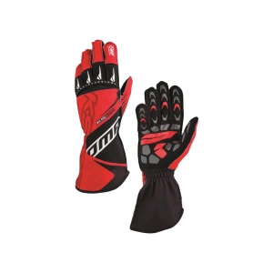 OMP KB0-2749-A01-060-M KS-2R Karting Eldiveni - MY2022 - kırmızı siyah - beden M