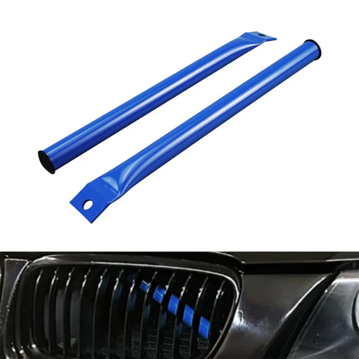 Bevinsee 91311966-BL Ön Izgara V-Brace Trim Mavi - BMW E90 E91 E92 E93