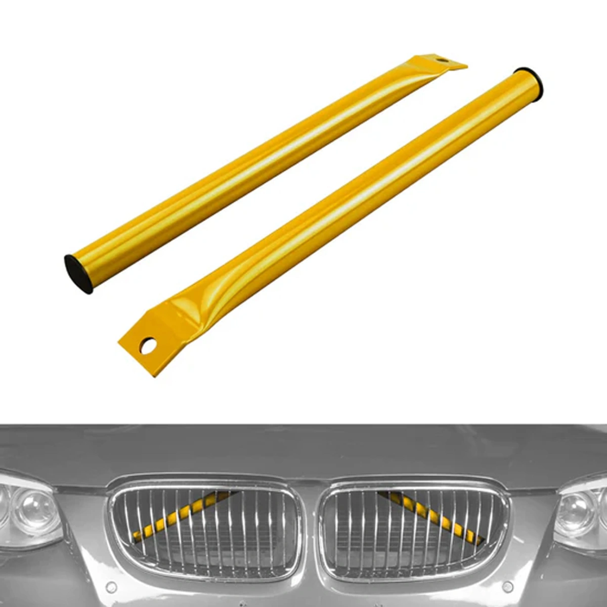 Bevinsee 91311966-YL Ön Izgara V-Brace Trim Sarı - BMW E90 E91 E92 E93
