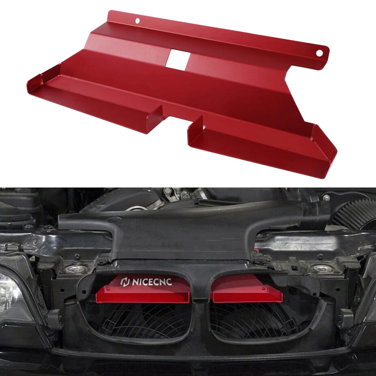 Bevinsee 91311746-Air Scoop Kırmızı - BMW E46 M52TU M54
